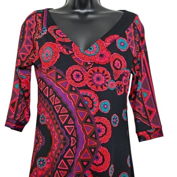 Julie Brown Dress Size Small Floral Mandela - Picture 2 of 7